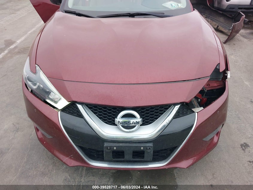 2017 NISSAN MAXIMA 3.5S/SV/SL/SR/PLAT - 1N4AA6AP5HC434446