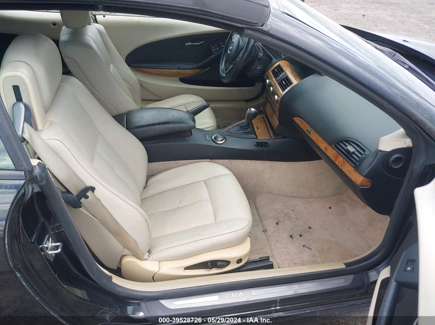 2006 BMW 650I VIN: WBAEK134X6CN76638 Lot: 39528726