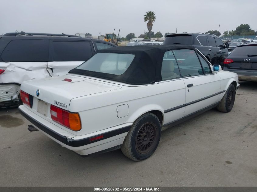 1991 BMW 325 Ic Automatic VIN: WBABB2310MEC25031 Lot: 39528732