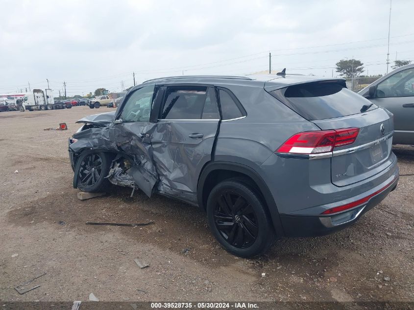 2021 Volkswagen Atlas Cross Sport 3.6L V6 Se W/Technology VIN: 1V2JE2CA3MC239437 Lot: 39528735