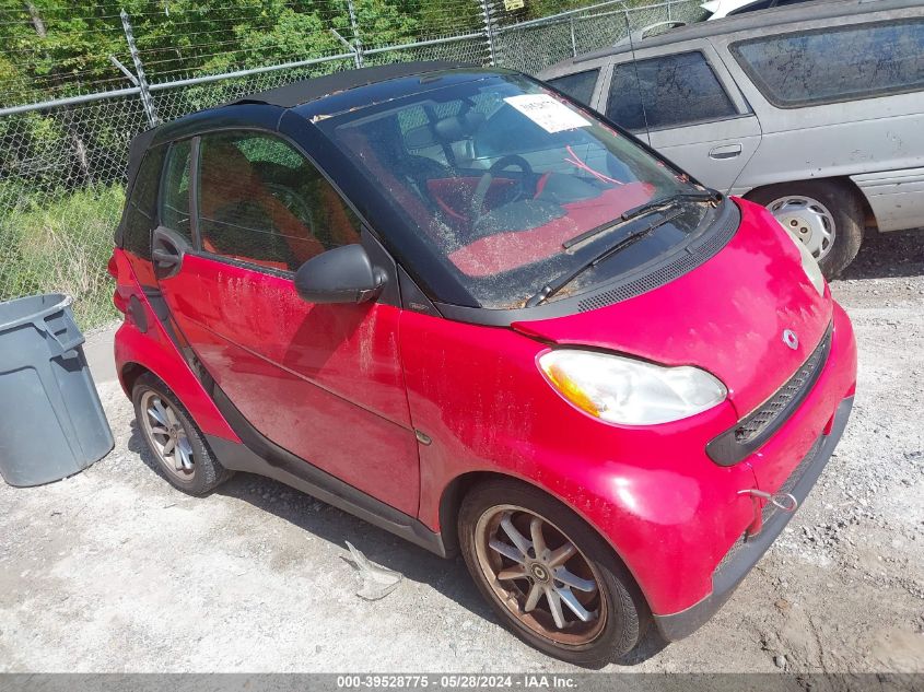 2009 Smart Fortwo Brabus/Passion VIN: WMEEK31X89K241093 Lot: 40923011