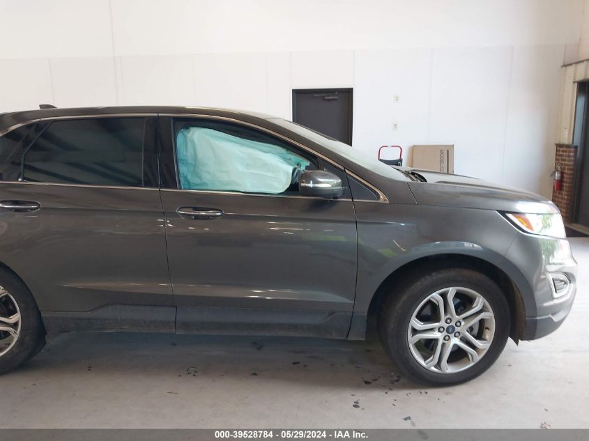2017 Ford Edge Titanium VIN: 2FMPK3K87HBB08697 Lot: 39528784