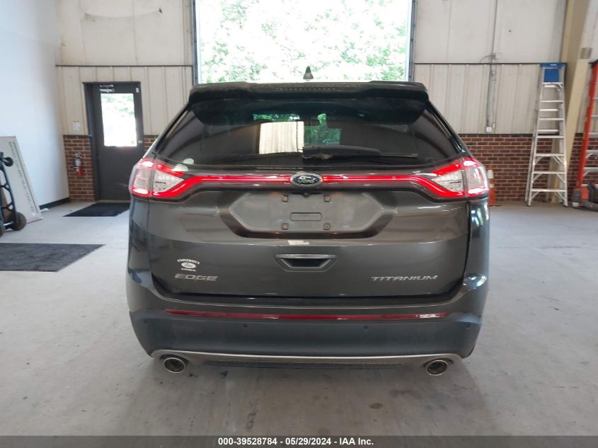 2017 Ford Edge Titanium VIN: 2FMPK3K87HBB08697 Lot: 39528784