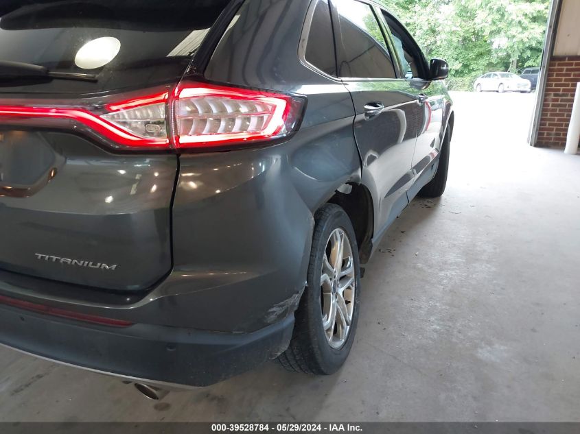 2017 Ford Edge Titanium VIN: 2FMPK3K87HBB08697 Lot: 39528784