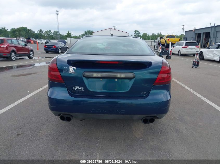 2006 Pontiac Grand Prix Gt VIN: 2G2WR554261193228 Lot: 39528786