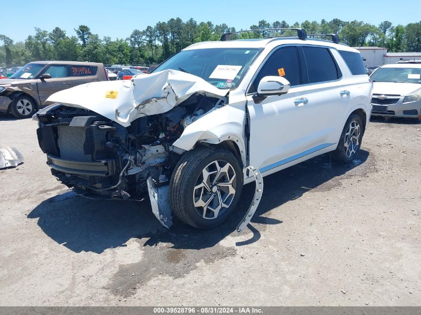 2021 Hyundai Palisade Calligraphy VIN: KM8R7DHE4MU233917 Lot: 39528796