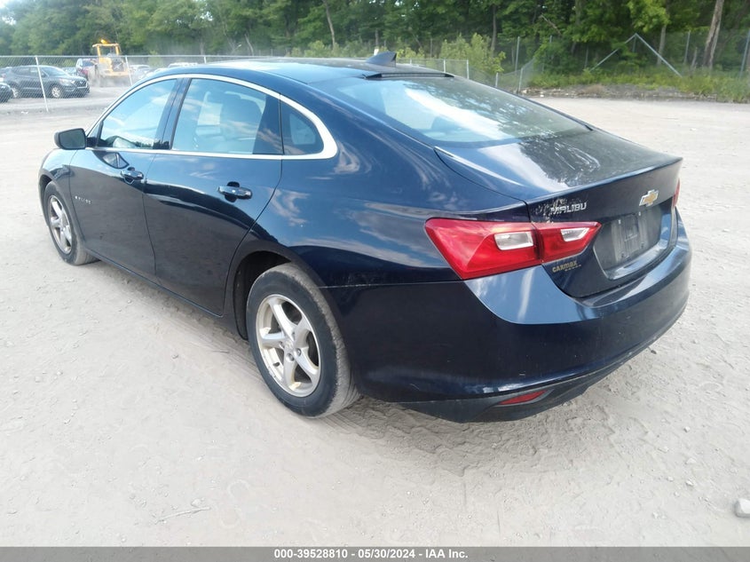 VIN 1G1ZB5ST6JF154676 2018 CHEVROLET MALIBU 1LS