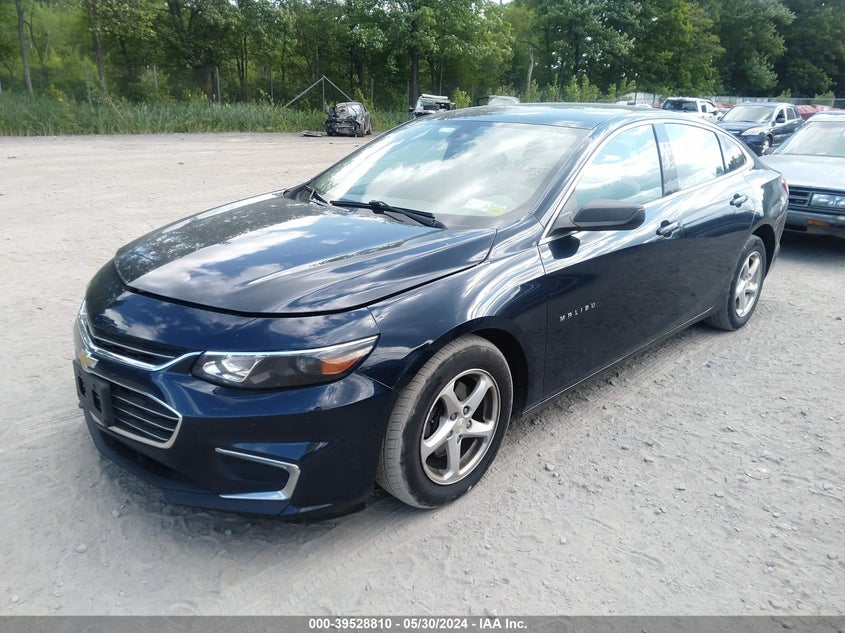 VIN 1G1ZB5ST6JF154676 2018 CHEVROLET MALIBU 1LS