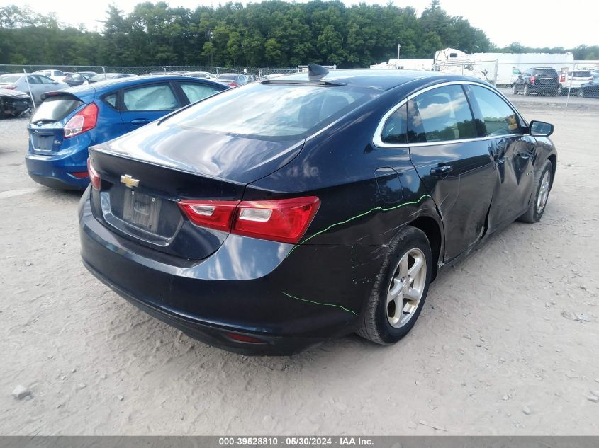 VIN 1G1ZB5ST6JF154676 2018 CHEVROLET MALIBU 1LS