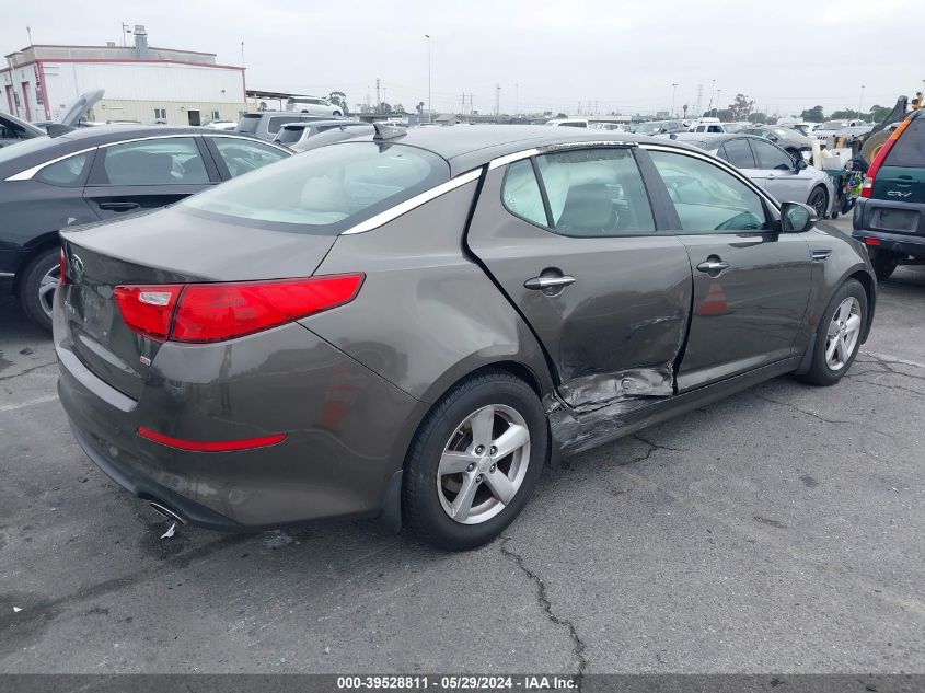 2014 Kia Optima Lx VIN: 5XXGM4A70EG268221 Lot: 39528811