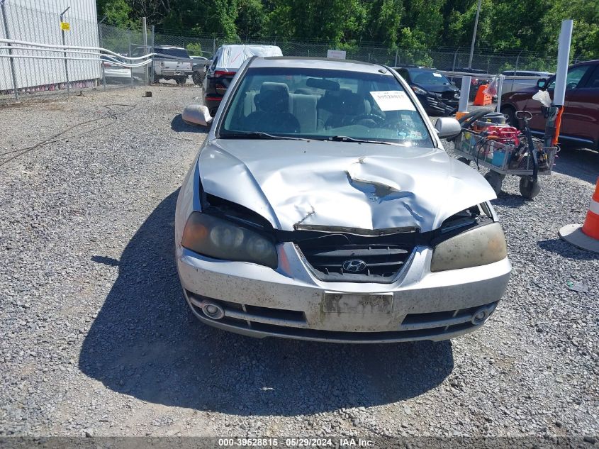 2004 Hyundai Elantra Gls/Gt VIN: KMHDN46D74U850173 Lot: 39528815