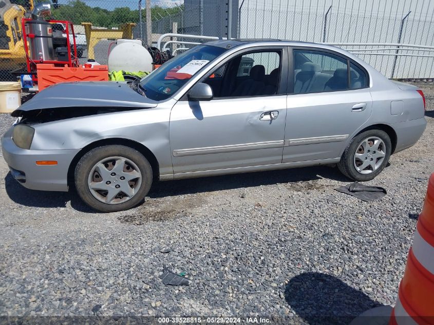 2004 Hyundai Elantra Gls/Gt VIN: KMHDN46D74U850173 Lot: 39528815