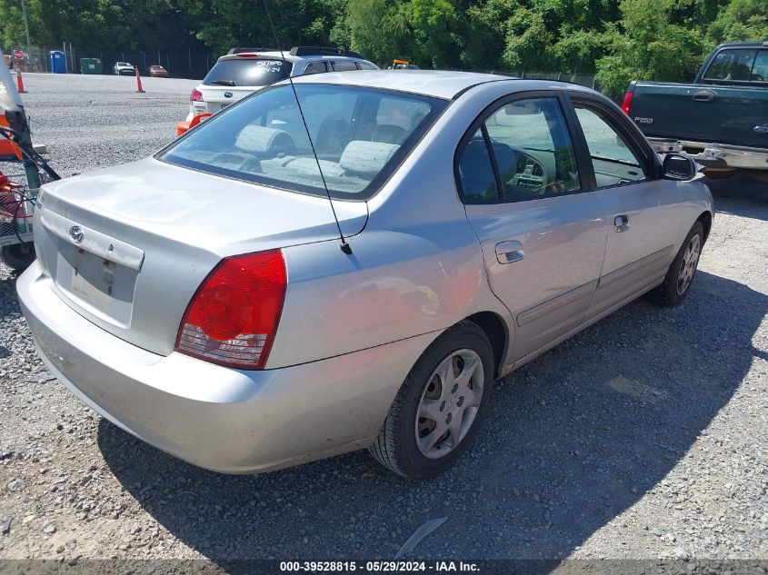 2004 Hyundai Elantra Gls/Gt VIN: KMHDN46D74U850173 Lot: 39528815