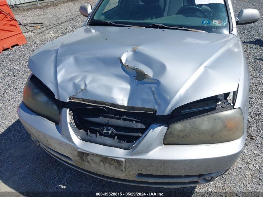 2004 Hyundai Elantra Gls/Gt VIN: KMHDN46D74U850173 Lot: 39528815