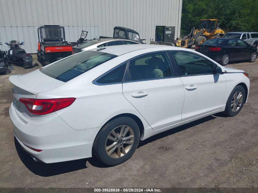 2016 Hyundai Sonata Se VIN: 5NPE24AF9GH285255 Lot: 39528838