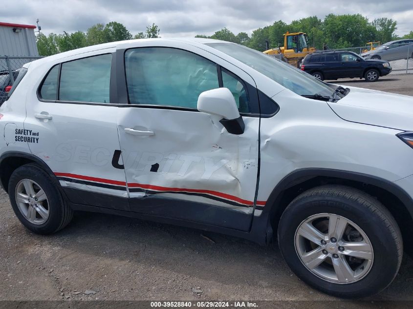 2018 Chevrolet Trax Ls VIN: KL7CJNSB5JB702954 Lot: 39528840
