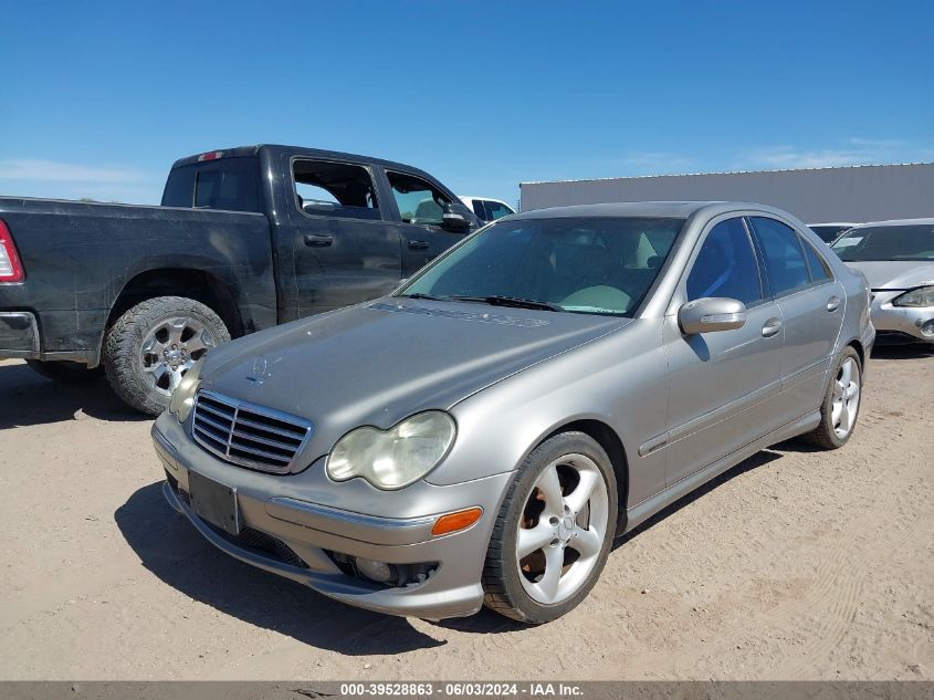 2005 Mercedes-Benz C 230 Kompressor Sport VIN: WDBRF40J75F638464 Lot: 39528863