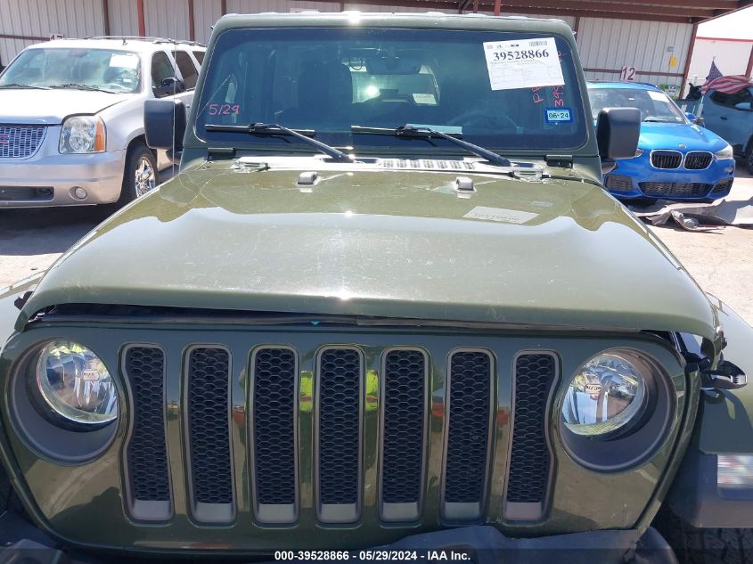 2021 Jeep Wrangler Unlimited 80Th Anniversary 4X4 VIN: 1C4HJXDG9MW756834 Lot: 39528866