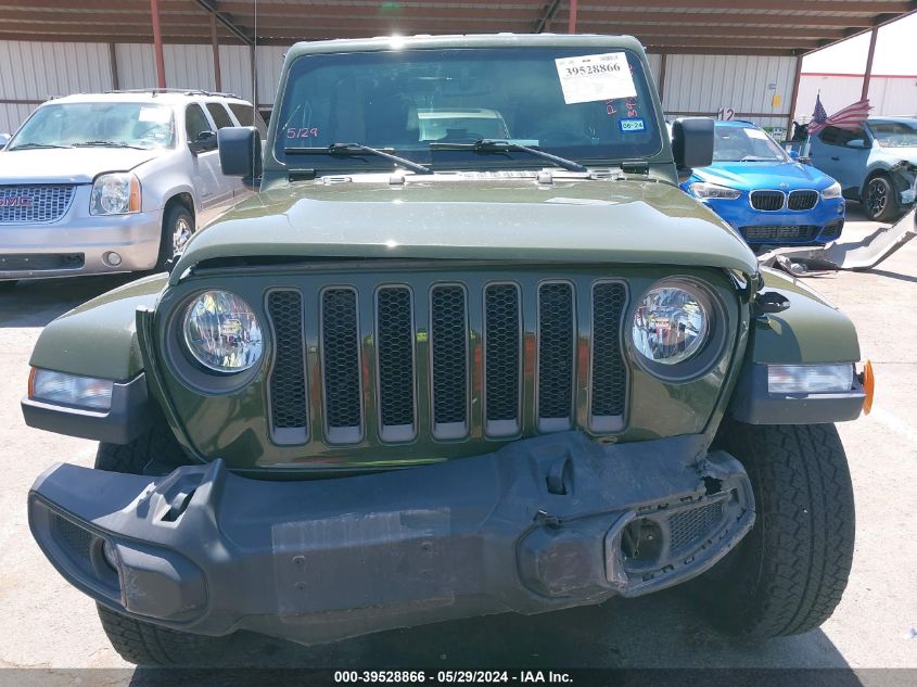 2021 Jeep Wrangler Unlimited 80Th Anniversary 4X4 VIN: 1C4HJXDG9MW756834 Lot: 39528866