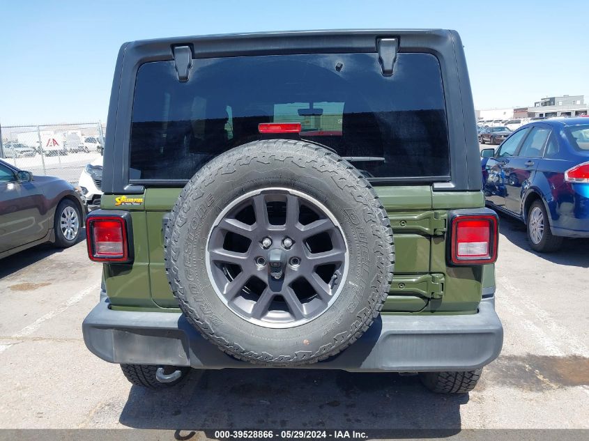 2021 Jeep Wrangler Unlimited 80Th Anniversary 4X4 VIN: 1C4HJXDG9MW756834 Lot: 39528866