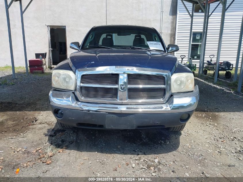 2005 Dodge Dakota Slt VIN: 1D7HW42N05S184861 Lot: 39528876