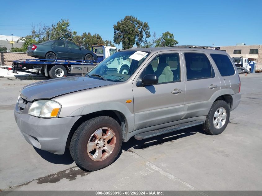 2001 Mazda Tribute Dx V6 VIN: 4F2YU06151KM46593 Lot: 39528915