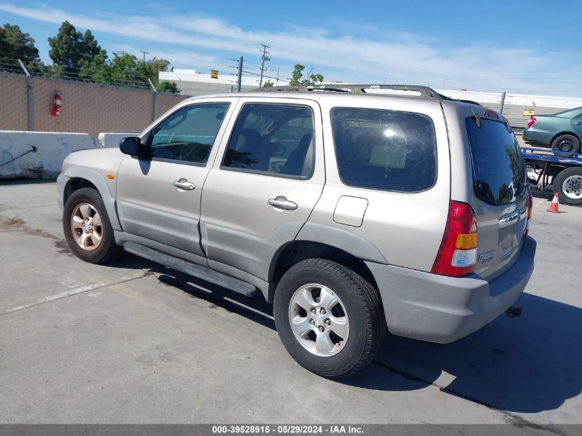 2001 Mazda Tribute Dx V6 VIN: 4F2YU06151KM46593 Lot: 39528915