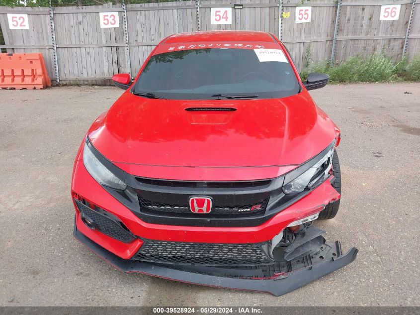 2018 Honda Civic Type R Touring VIN: SHHFK8G72JU204211 Lot: 39528924