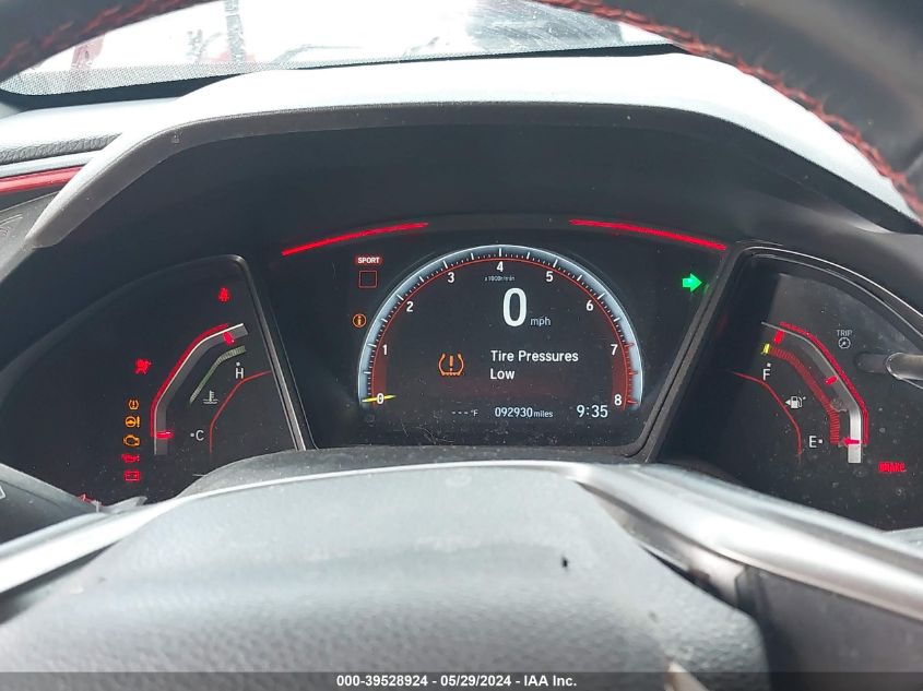 2018 Honda Civic Type R Touring VIN: SHHFK8G72JU204211 Lot: 39528924