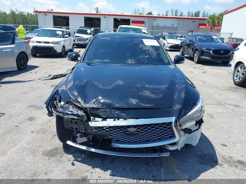 2023 Infiniti Q50 Luxe VIN: JN1EV7BP4PM512702 Lot: 39528937