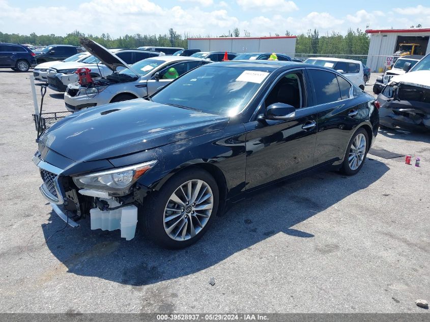 2023 Infiniti Q50 Luxe VIN: JN1EV7BP4PM512702 Lot: 39528937