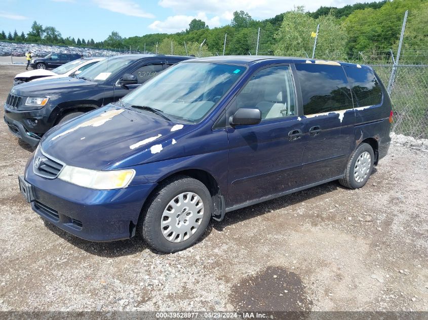 2004 Honda Odyssey Lx VIN: 5FNRL185X4B037763 Lot: 39528977