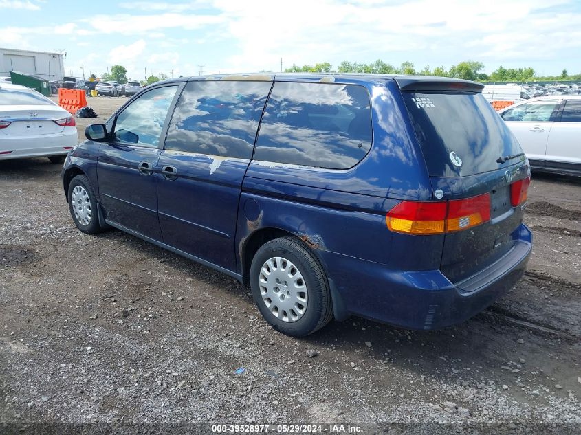 2004 Honda Odyssey Lx VIN: 5FNRL185X4B037763 Lot: 39528977