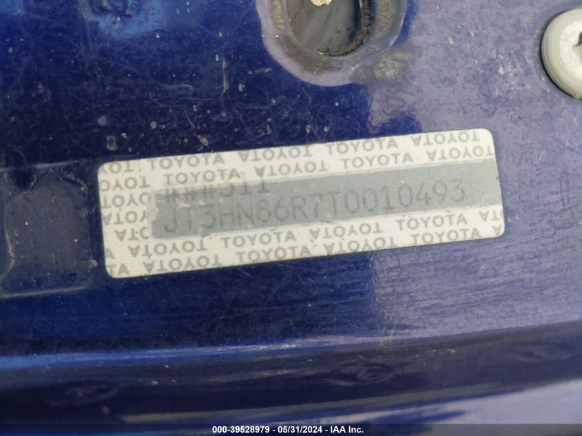 1996 Toyota 4Runner Sr5 VIN: JT3HN86R7T0010493 Lot: 39528979