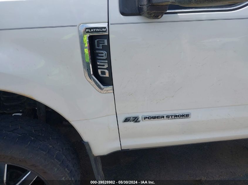 2019 Ford F-350 Platinum VIN: 1FT8W3DT8KEF33890 Lot: 39528982