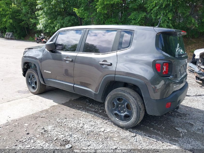 2019 Jeep Renegade Sport 4X4 VIN: ZACNJBA15KPJ92760 Lot: 39529020