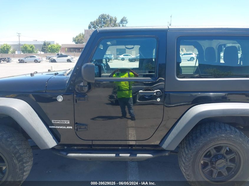 2013 Jeep Wrangler Sport VIN: 1C4AJWAG6DL578723 Lot: 39529025