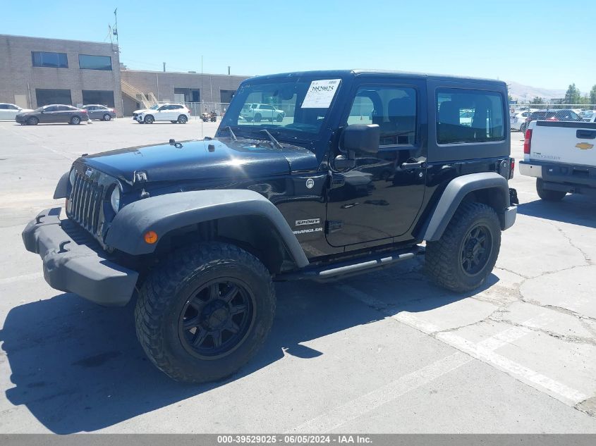 2013 Jeep Wrangler Sport VIN: 1C4AJWAG6DL578723 Lot: 39529025