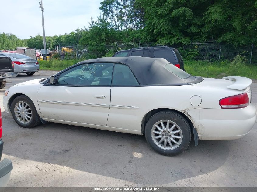 2004 Chrysler Sebring Lx VIN: 1C3EL45R74N352193 Lot: 39529030