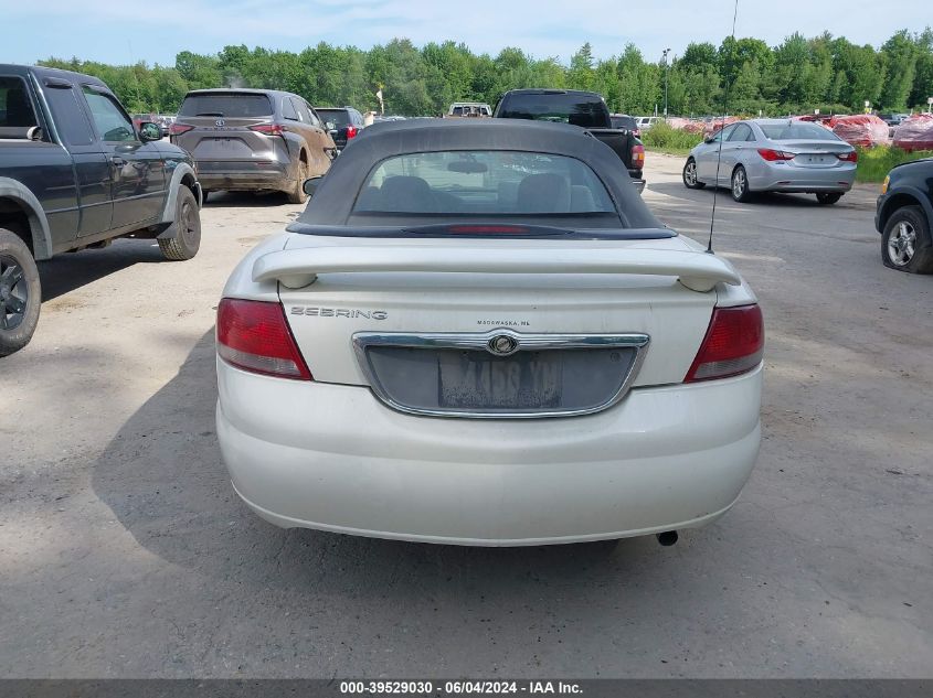 2004 Chrysler Sebring Lx VIN: 1C3EL45R74N352193 Lot: 39529030