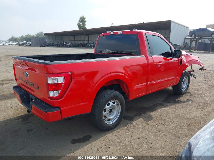 2023 Ford F-150 Xl VIN: 1FTMF1E53PKE54106 Lot: 39529034