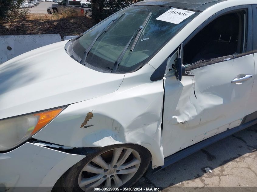 2013 Hyundai Tucson Limited VIN: KM8JUCAC1DU611202 Lot: 39529035