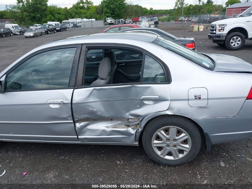 2003 Honda Civic Ex VIN: 2HGES26733H588820 Lot: 39529056