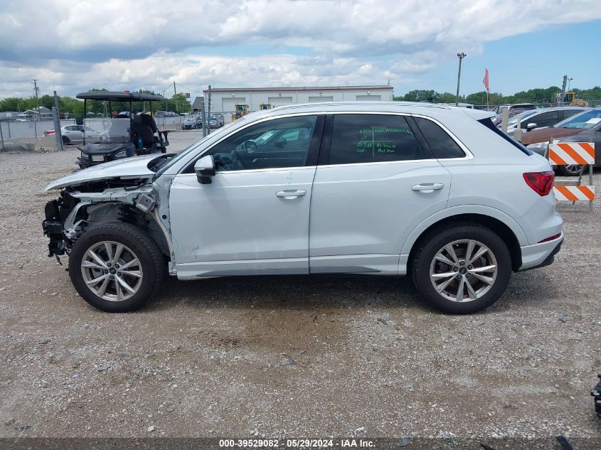 2023 Audi Q3 Premium Plus 45 Tfsi S Line Quattro Tiptronic VIN: WA1EECF38P1136711 Lot: 39529082