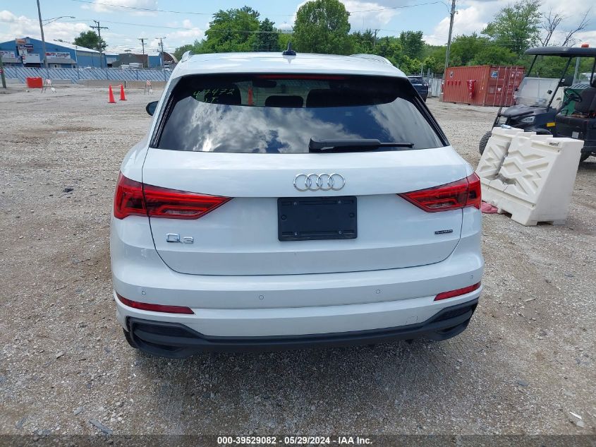 2023 Audi Q3 Premium Plus 45 Tfsi S Line Quattro Tiptronic VIN: WA1EECF38P1136711 Lot: 39529082