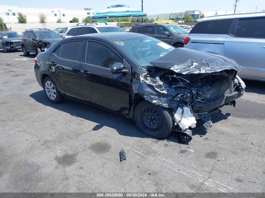 2016 Toyota Corolla Le VIN: 5YFBURHE3GP411541 Lot: 39529090