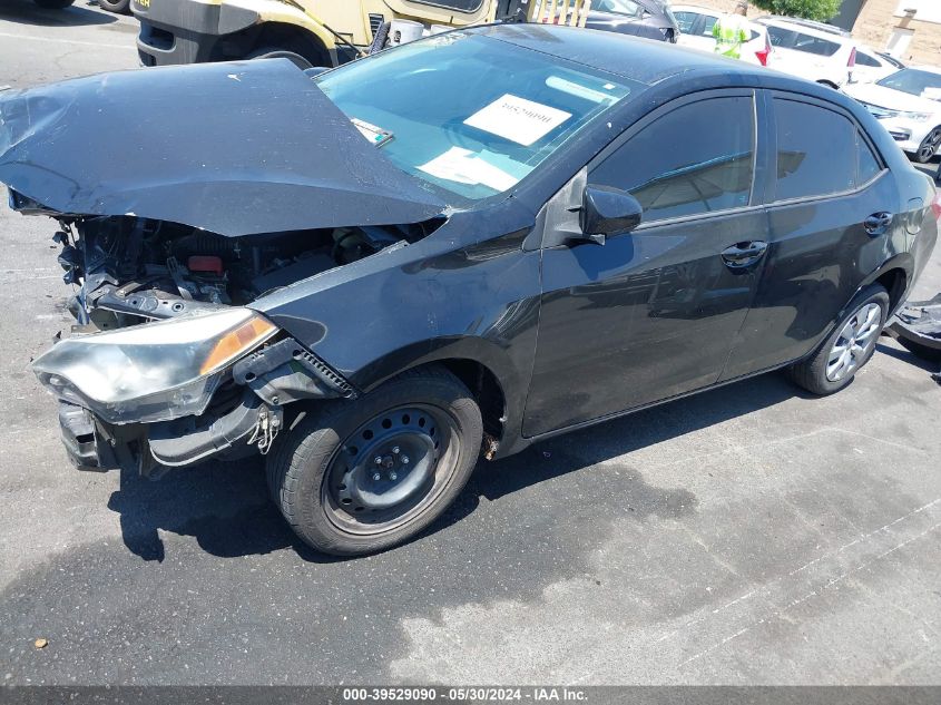 2016 Toyota Corolla Le VIN: 5YFBURHE3GP411541 Lot: 39529090