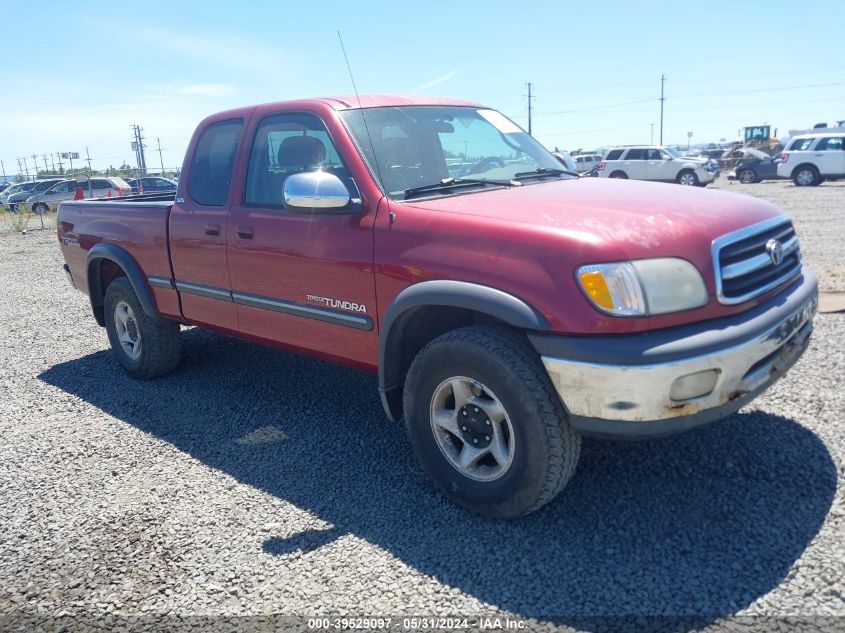 2000 Toyota Tundra Access Cab/Access Cab Sr5 VIN: 5TBBT4415YS036469 Lot: 39529097