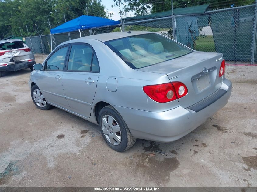 2007 Toyota Corolla Le VIN: JTDBR32E870105520 Lot: 39529100