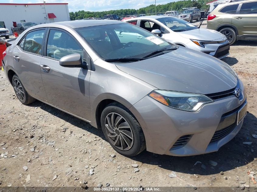 2015 Toyota Corolla Le VIN: 2T1BURHE4FC238353 Lot: 39529133